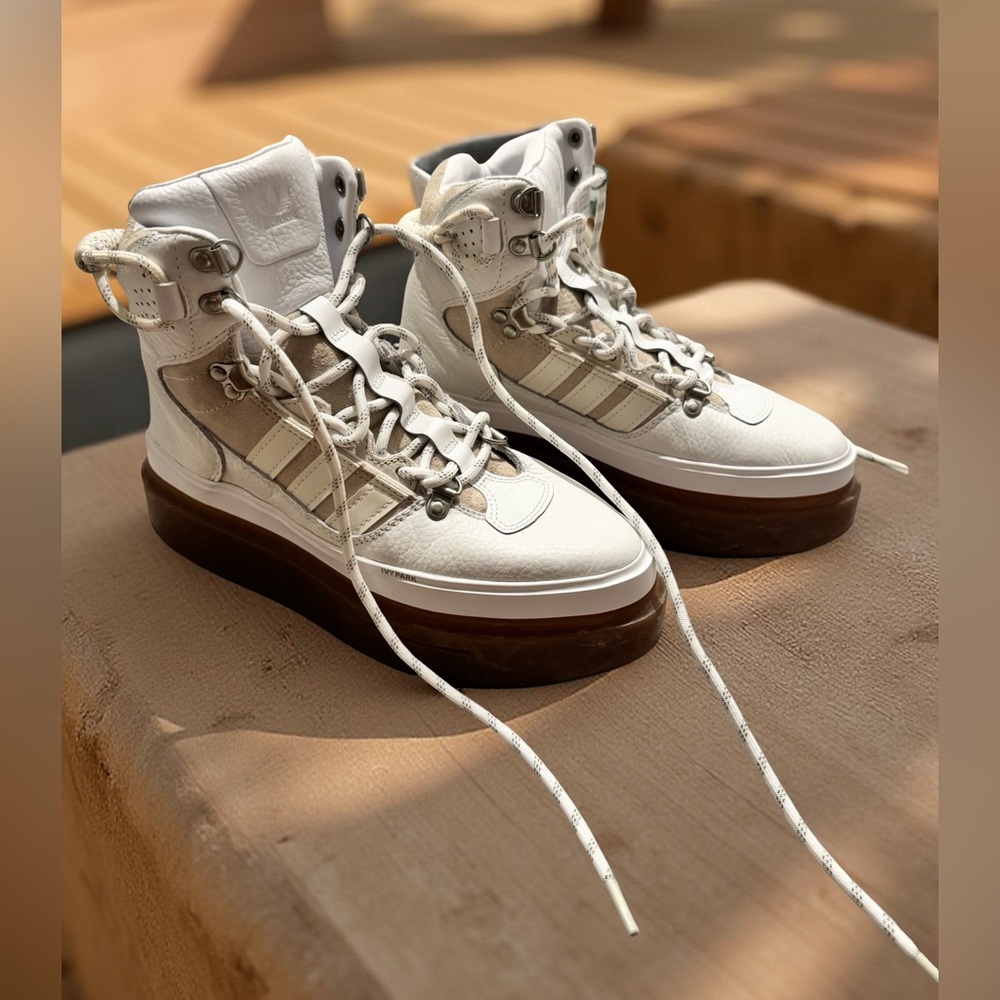 Beyonce Ivy Park x adidas Super Sleek ICY PARK Cloud White High Tops